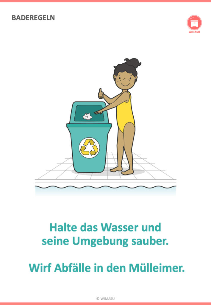 Baderegeln_Hallte das Wasser sauber